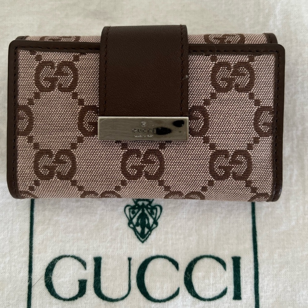 Gucci GG Monogram Six Key Case Italy Vintage - Picture 13 of 13